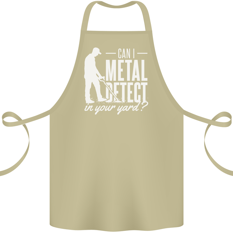 Can I Metal Detect In Your Yard Detecting Cotton Apron 100% Organic Khaki