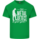 Can I Metal Detect In Your Yard Detecting Kids T-Shirt Childrens Irish Green