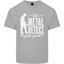 Can I Metal Detect In Your Yard Detecting Kids T-Shirt Childrens Sports Grey