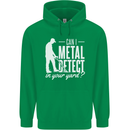 Can I Metal Detect In Your Yard Detecting Mens 80% Cotton Hoodie Irish Green