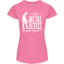 Can I Metal Detect In Your Yard Detecting Womens Petite Cut T-Shirt Azalea