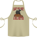Can't Bullsh!t a Bullshiter Funny Offensive Cotton Apron 100% Organic Khaki