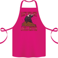 Can't Bullsh!t a Bullshiter Funny Offensive Cotton Apron 100% Organic Pink