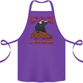 Can't Bullsh!t a Bullshiter Funny Offensive Cotton Apron 100% Organic Purple