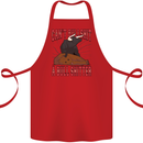 Can't Bullsh!t a Bullshiter Funny Offensive Cotton Apron 100% Organic Red