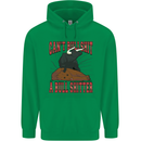 Can't Bullsh!t a Bullshiter Funny Offensive Mens 80% Cotton Hoodie Irish Green