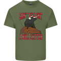Can't Bullsh!t a Bullshiter Funny Offensive Mens Cotton T-Shirt Tee Top Military Green