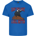 Can't Bullsh!t a Bullshiter Funny Offensive Mens Cotton T-Shirt Tee Top Royal Blue