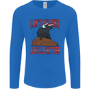 Can't Bullsh!t a Bullshiter Funny Offensive Mens Long Sleeve T-Shirt Royal Blue