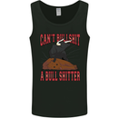 Can't Bullsh!t a Bullshiter Funny Offensive Mens Vest Tank Top Black
