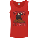 Can't Bullsh!t a Bullshiter Funny Offensive Mens Vest Tank Top Red