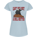 Can't Bullsh!t a Bullshiter Funny Offensive Womens Petite Cut T-Shirt Light Blue