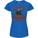 Can't Bullsh!t a Bullshiter Funny Offensive Womens Petite Cut T-Shirt Royal Blue