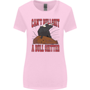 Can't Bullsh!t a Bullshiter Funny Offensive Womens Wider Cut T-Shirt Light Pink