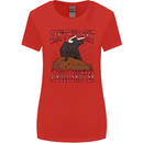 Can't Bullsh!t a Bullshiter Funny Offensive Womens Wider Cut T-Shirt Red