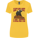 Can't Bullsh!t a Bullshiter Funny Offensive Womens Wider Cut T-Shirt Yellow