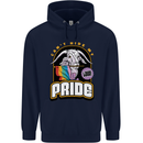 Can't Hide My Pride LGBT Gay Awareness Childrens Kids Hoodie Navy Blue