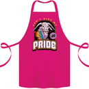 Can't Hide My Pride LGBT Gay Awareness Cotton Apron 100% Organic Pink
