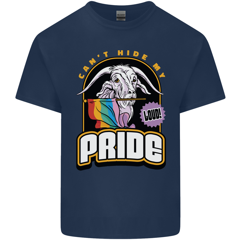 Can't Hide My Pride LGBT Gay Awareness Kids T-Shirt Childrens Navy Blue