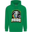 Can't Hide My Pride LGBT Gay Awareness Mens 80% Cotton Hoodie Irish Green