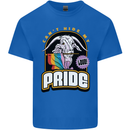 Can't Hide My Pride LGBT Gay Awareness Mens Cotton T-Shirt Tee Top Royal Blue