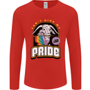 Can't Hide My Pride LGBT Gay Awareness Mens Long Sleeve T-Shirt Red