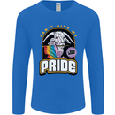 Can't Hide My Pride LGBT Gay Awareness Mens Long Sleeve T-Shirt Royal Blue