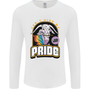 Can't Hide My Pride LGBT Gay Awareness Mens Long Sleeve T-Shirt White