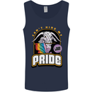 Can't Hide My Pride LGBT Gay Awareness Mens Vest Tank Top Navy Blue