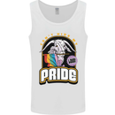 Can't Hide My Pride LGBT Gay Awareness Mens Vest Tank Top White