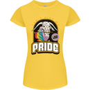 Can't Hide My Pride LGBT Gay Awareness Womens Petite Cut T-Shirt Yellow