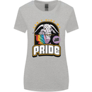 Can't Hide My Pride LGBT Gay Awareness Womens Wider Cut T-Shirt Sports Grey