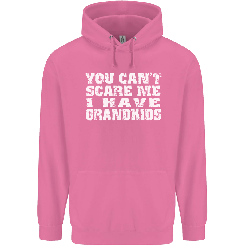 Can't Scare Me Grandkids Grandparent's Day Mens 80% Cotton Hoodie Azelea