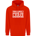 Can't Scare Me Grandkids Grandparent's Day Mens 80% Cotton Hoodie Bright Red