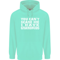 Can't Scare Me Grandkids Grandparent's Day Mens 80% Cotton Hoodie Peppermint