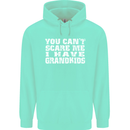 Can't Scare Me Grandkids Grandparent's Day Mens 80% Cotton Hoodie Peppermint