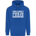 Can't Scare Me Grandkids Grandparent's Day Mens 80% Cotton Hoodie Royal Blue