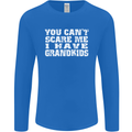 Can't Scare Me Grandkids Grandparent's Day Mens Long Sleeve T-Shirt Royal Blue