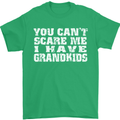 Can't Scare Me Grandkids Grandparent's Day Mens T-Shirt Cotton Gildan Irish Green