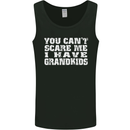 Can't Scare Me Grandkids Grandparent's Day Mens Vest Tank Top Black