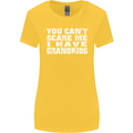 Can't Scare Me Grandkids Grandparent's Day Womens Wider Cut T-Shirt Yellow