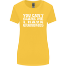 Can't Scare Me Grandkids Grandparent's Day Womens Wider Cut T-Shirt Yellow
