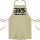 Can't Scare Me Three Daughters Father's Day Cotton Apron 100% Organic Khaki