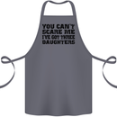 Can't Scare Me Three Daughters Father's Day Cotton Apron 100% Organic Steel
