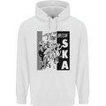 Can't Stop 2-Tone British SKA 2Tone Childrens Kids Hoodie White