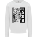 Can't Stop 2-Tone British SKA 2Tone Kids Sweatshirt Jumper White