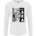 Can't Stop 2-Tone British SKA 2Tone Mens Long Sleeve T-Shirt White