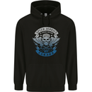 Canada Speed Junkies Biker Motorcycle Mens Hoodie Black