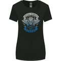 Canada Speed Junkies Biker Motorcycle Womens Wider Cut T-Shirt Black