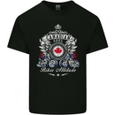 Canadian Biker Attitude Motorbike Canada Kids T-Shirt Childrens Black